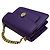 Bulgari Borsa a tracolla mini Serpenti Forever viola - vista 6