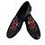 Gucci Embroidery Snake Black Loafer Red - view 2