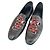 Gucci Embroidery Snake Black Loafer Red - view 3