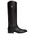 Céline Bottes d'équitation en cuir de veau Noir