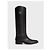 Céline Bottes d'équitation en cuir de veau Noir - vue 4