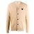 Comme Des Garcons Cardigan de lã com patch de coração preto AX - vista 4