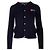 Comme Des Garcons Cardigan mit Doppelherz-Patch AX Blau
