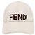 Fendi Beige Pequin Canvas Baseball Cap