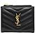 Saint Laurent Monogram Quilted Wallet Black