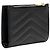 Saint Laurent Monogram Quilted Wallet Black - view 4