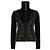 Moncler Cardigã de lã com zíper acolchoado Preto - vista 4