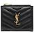 Saint Laurent Monogram Quilted Wallet Black - view 2
