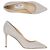 Jimmy Choo Romy Pumps in Platin-Eis Braun