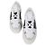 Valentino Sneakers da uomo con banda logo Bianco - vista 4
