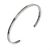 Maison Martin Margiela Bracciale Slim Logo Argento - vista 7