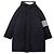 Thom Browne Navy Polyester Twill Daunen gefüllte Kapuzen-Fußballparka Blau