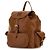 Miu Miu Großer Leder-Rucksack Braun - Ansicht 5