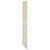 Burberry Sciarpa in seta vintage reversibile skinny Marrone - vista 5