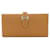 Cartera Larga Souffle Bearn de Hermès Dorado Cuero