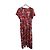 Autre Marque Blumenkleid rot naf naf