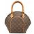 Borsa Louis Vuitton Monogram Ellipse PM Marrone