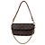 Ivy Portafoglio Louis Vuitton Monogram con catena Marrone