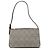 Burberry Gray Tonal Check Canvas Shoulder Bag Brown