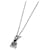 Hermès Hermes Amulet Birkin Necklace Silvery Silver