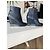 Stivaletti con zeppa in pelle blu navy Chanel Blu scuro - vista 5