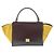 Céline Celine Tricolor Trapeze Leather Medium Multicolore