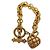 Bracciale in metallo dorato Loewe D'oro