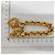 Bracciale in metallo dorato Loewe D'oro - vista 3
