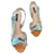 Escada Slingback-Absätze mit Python-Print Mehrfarben  - Ansicht 1