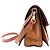 BORSA A MANO GIVENCHY GV3 MEDIA IN PELLE E CAMOSCIO MARRONE - vista 4