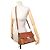 BORSA A MANO GIVENCHY GV3 MEDIA IN PELLE E CAMOSCIO MARRONE - vista 7