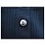 NEU CHANEL HIGH TOP P3256K00724 GERIPPTE 3 KNOPF CC LOGO 38 M BAUMWOLLE BLAU Marineblau - Ansicht 9