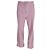 Rosa Polyester gerade Hosen mit Schnallendetails von Maje Pink