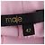 Rosa Polyester gerade Hosen mit Schnallendetails von Maje Pink - Ansicht 4