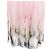 Vestido de chiffon de seda transparente Prada com chamas até o joelho Rosa - vista 4