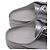 Sneakers Mule Skater Stuart Weitzman in Pelle Argento - vista 8