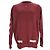 Off White Off-White Diagonal Sweatshirt aus roter Baumwolle