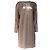 Max Mara Weekend Pailletten Mini Kleid aus braunem Polyester