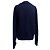 Ami De Coeur Cardigan in Navy Blue Wool - view 3
