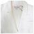 Blazer de un solo botón en viscosa blanca Alexander McQueen Blanco Crudo - vista 4
