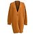 Häkel-Cardigan aus rostorange Wolle mit Knöpfen von Hermès