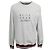 Bestickter Sweatshirt "Gestalte deine Reise" aus grauer Baumwolle von Brunello Cucinelli
