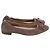 Ballerine Bria in velluto a coste marrone di Stuart Weitzman Rosso