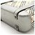 Burberry Schultertasche aus Nova Check Canvas mit metallischem Leder Schwarz Silber Beige Bordeaux - Ansicht 3