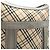 Burberry Schultertasche aus Nova Check Canvas mit metallischem Leder Schwarz Silber Beige Bordeaux - Ansicht 6