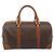 Céline Celine Vintage Duffle Canvas and Leather Marrone - vista 2