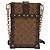 Louis Vuitton Vertikale Trunk Pochette aus Monogramm-Canvas Reverse Braun - Ansicht 2