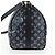 Louis Vuitton Keepall Bandouliere Limited Edition Chapman Savane Monogram Canvas 45 Blu navy - vista 3