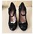 Décolleté Red Valentino in pelle nera Nero - vista 5