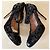 Décolleté Red Valentino in pelle nera Nero - vista 7
